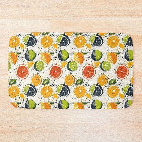 Item preview, Vivid orange and lime abstract fruit compositions designed and sold by Piotrek0001.