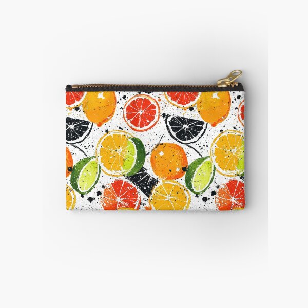 Item preview, Artistic citrus patterns with colorful splashes designed and sold by Piotrek0001.