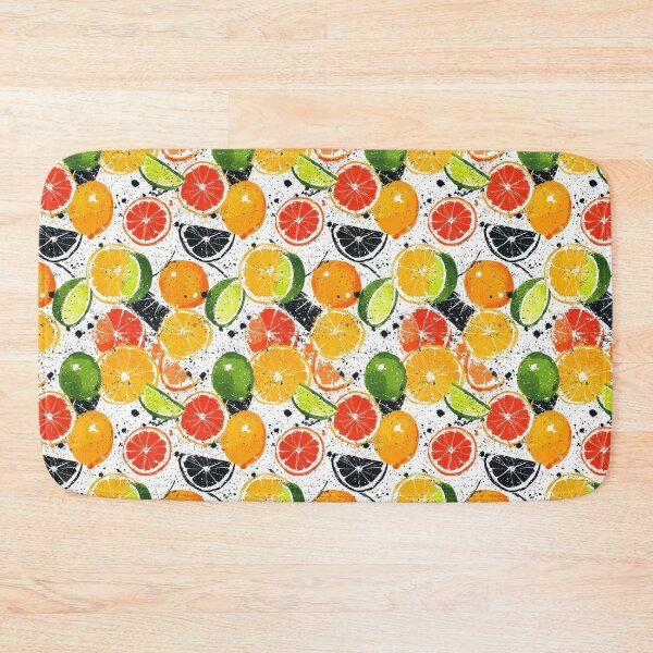 Item preview, Artistic citrus patterns with colorful splashes designed and sold by Piotrek0001.