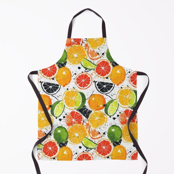 Item preview, Artistic citrus patterns with colorful splashes designed and sold by Piotrek0001.
