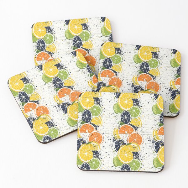 Item preview, Energetic fruit art with modern citrus designs designed and sold by Piotrek0001.