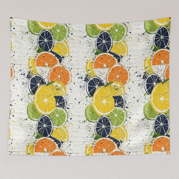 Item preview, Energetic fruit art with modern citrus designs designed and sold by Piotrek0001.