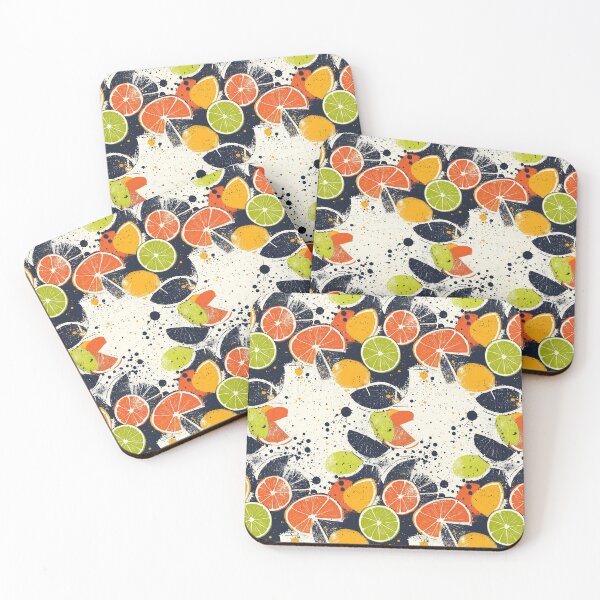 Item preview, Fresh and bold citrus-inspired artistic patterns designed and sold by Piotrek0001.
