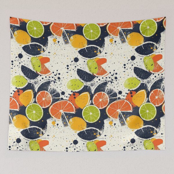Item preview, Fresh and bold citrus-inspired artistic patterns designed and sold by Piotrek0001.