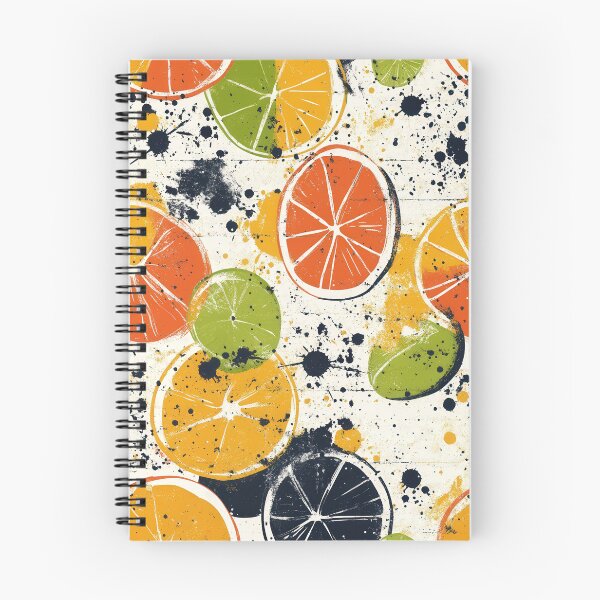 Item preview, Playful orange and lime designs with bold strokes designed and sold by Piotrek0001.