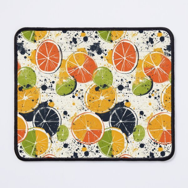 Item preview, Playful orange and lime designs with bold strokes designed and sold by Piotrek0001.