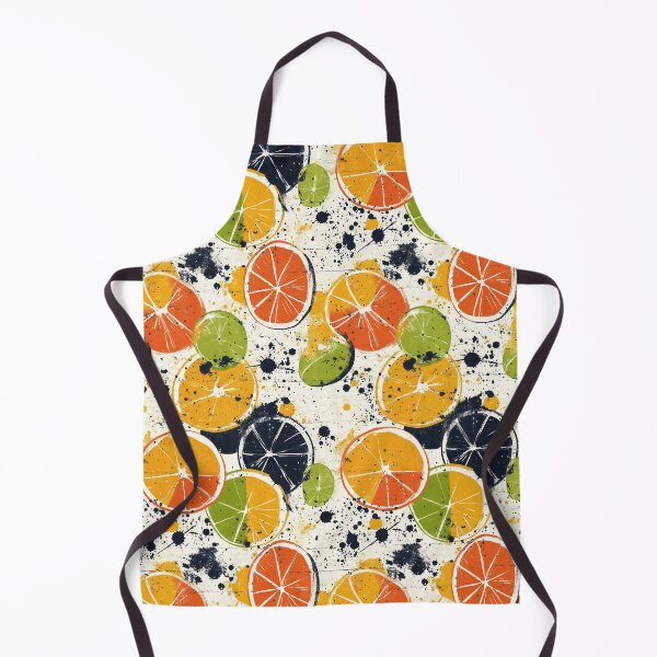 Item preview, Playful orange and lime designs with bold strokes designed and sold by Piotrek0001.