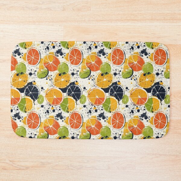 Item preview, Playful orange and lime designs with bold strokes designed and sold by Piotrek0001.