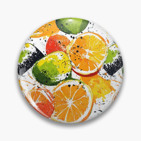 Item preview, Colorful fruit art featuring citrus-inspired elements designed and sold by Piotrek0001.