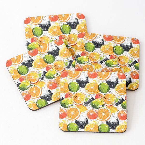 Item preview, Colorful fruit art featuring citrus-inspired elements designed and sold by Piotrek0001.
