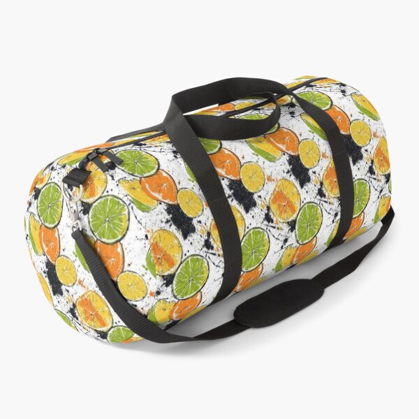 Item preview, Modern citrus patterns with dynamic paint accents designed and sold by Piotrek0001.