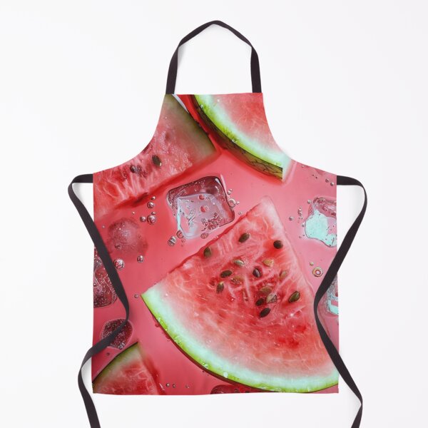 Item preview, Fresh Watermelon Slices Floating In Vibrant Pink Liquid designed and sold by PixelStoneDesign .