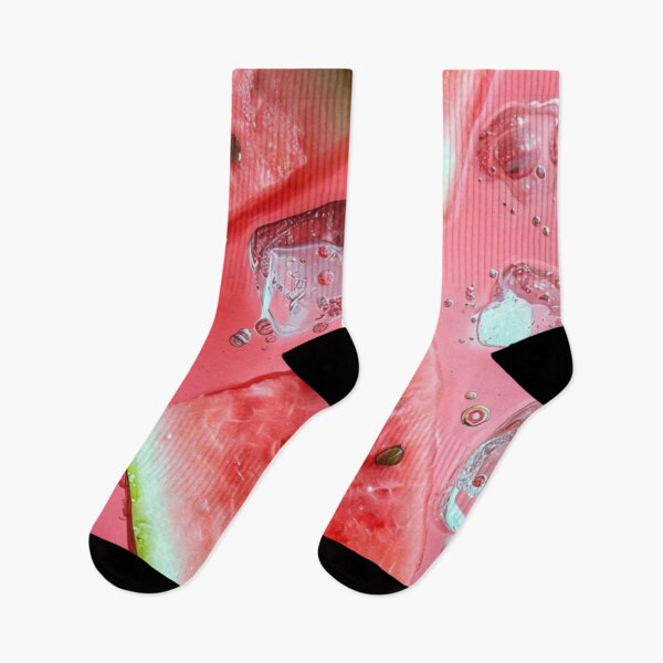 Item preview, Fresh Watermelon Slices Floating In Vibrant Pink Liquid designed and sold by PixelStoneDesign .