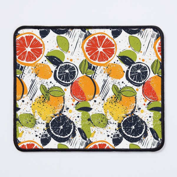 Item preview, Vibrant abstract orange and lime fruit designs designed and sold by Piotrek0001.