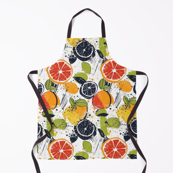 Item preview, Vibrant abstract orange and lime fruit designs designed and sold by Piotrek0001.