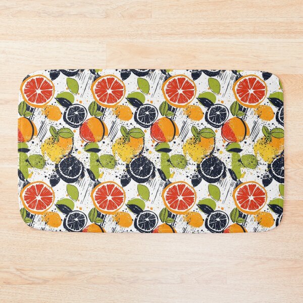 Item preview, Vibrant abstract orange and lime fruit designs designed and sold by Piotrek0001.
