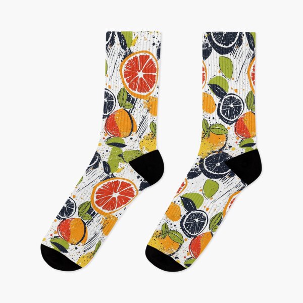 Item preview, Vibrant abstract orange and lime fruit designs designed and sold by Piotrek0001.