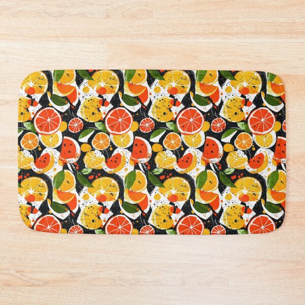Item preview, Artistic fruit illustrations with bold citrus tones designed and sold by Piotrek0001.