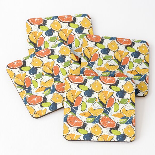 Item preview, Fresh and vibrant orange and lime abstractions designed and sold by Piotrek0001.