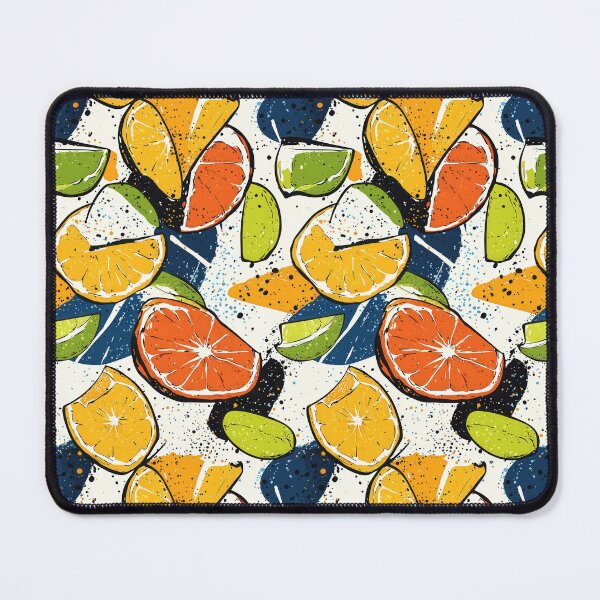 Item preview, Fresh and vibrant orange and lime abstractions designed and sold by Piotrek0001.
