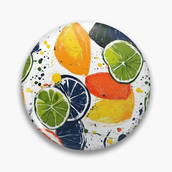 Item preview, Playful and colorful citrus-inspired modern patterns designed and sold by Piotrek0001.