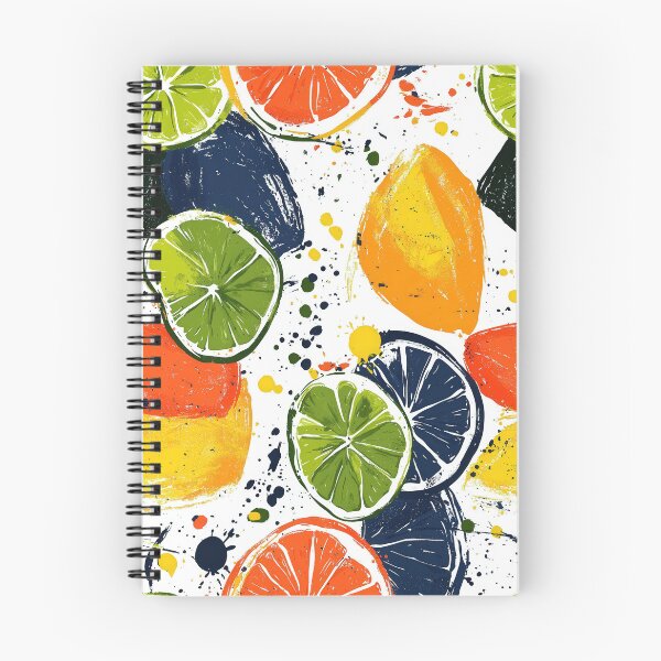 Item preview, Playful and colorful citrus-inspired modern patterns designed and sold by Piotrek0001.