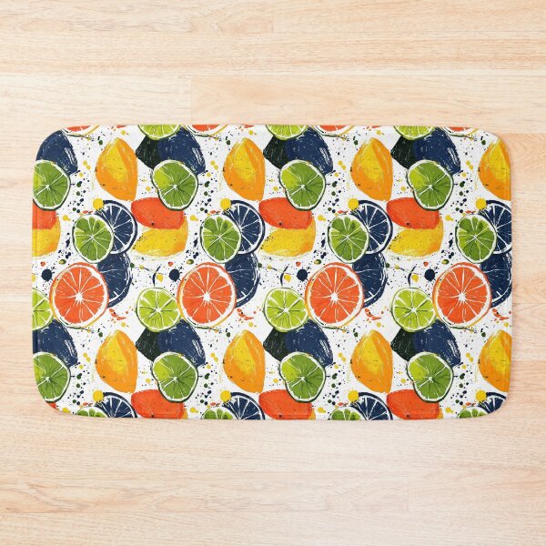 Item preview, Playful and colorful citrus-inspired modern patterns designed and sold by Piotrek0001.