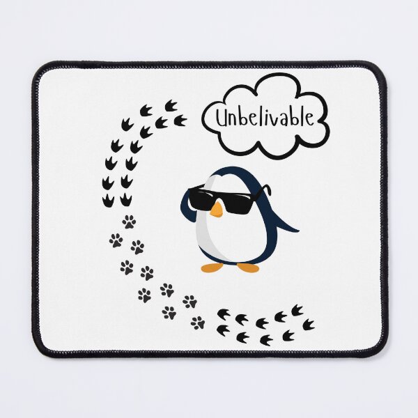 Item preview, T-shirt The astonished penguin with glasses designed and sold by SimpleUla.