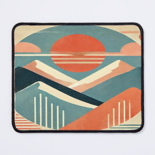 Item preview, Minimalist Mountain Landscape with Sunset designed and sold by 0Mystica0.