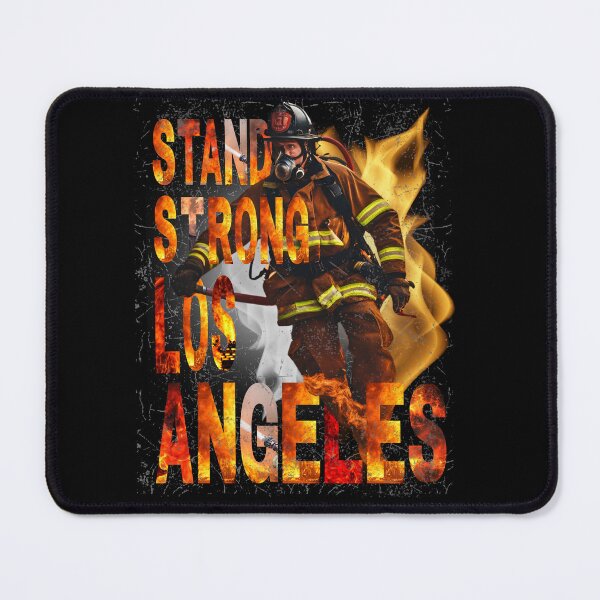 Item preview, T-shirts - California & Los Angeles Wildfires. Thank You, CA & LA Firefighters designed and sold by MasCorner.