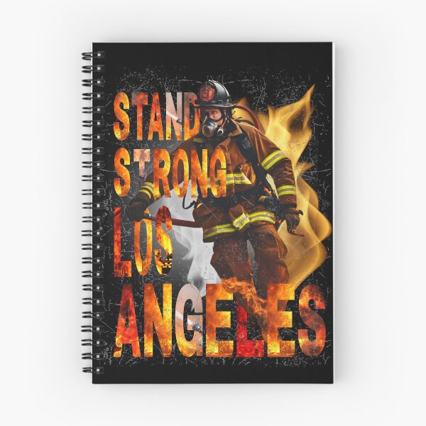 Item preview, T-shirts - California & Los Angeles Wildfires. Thank You, CA & LA Firefighters designed and sold by MasCorner.