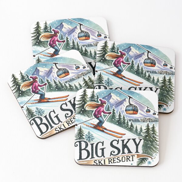 Artikelvorschau, Skigebiet Big Sky, Montana entworfen und verkauft von ryanapples2.