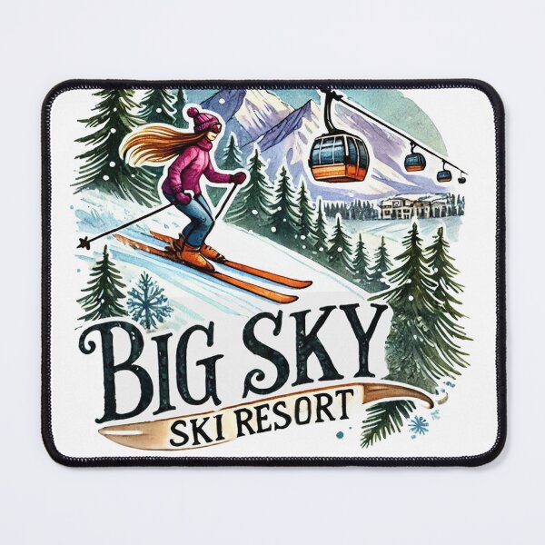 Item preview, Big Sky Ski Resort, Montana designed and sold by ryanapples2.