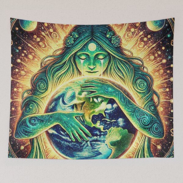 Item preview, Tears of Goddess Gaia Guardian of the Earth earth day designed and sold by Illuministique.
