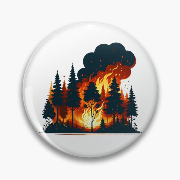 Item preview, Bushfire, la fire, forest fire designed and sold by TrueArtVibes.