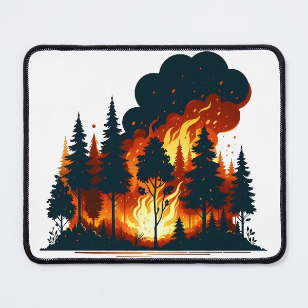 Item preview, Bushfire, la fire, forest fire designed and sold by TrueArtVibes.
