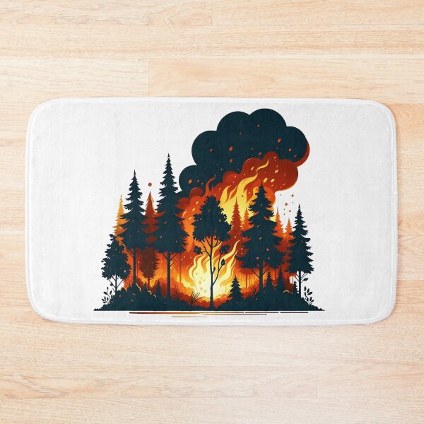Item preview, Bushfire, la fire, forest fire designed and sold by TrueArtVibes.