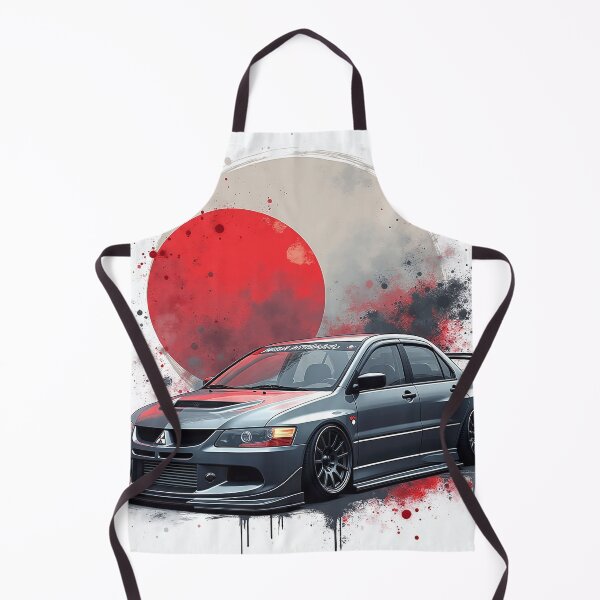 Item preview, Sumi-E Art: Mitsubishi EVO IX, Red Sun designed and sold by Salimgor Hangaround Music.