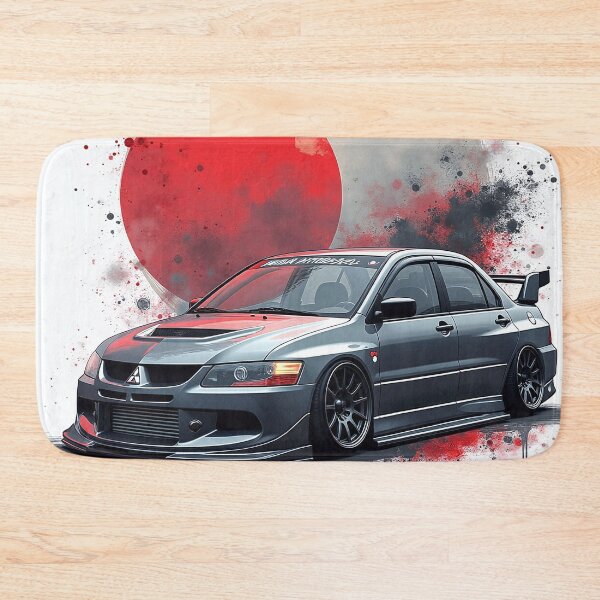 Item preview, Sumi-E Art: Mitsubishi EVO IX, Red Sun designed and sold by Salimgor Hangaround Music.
