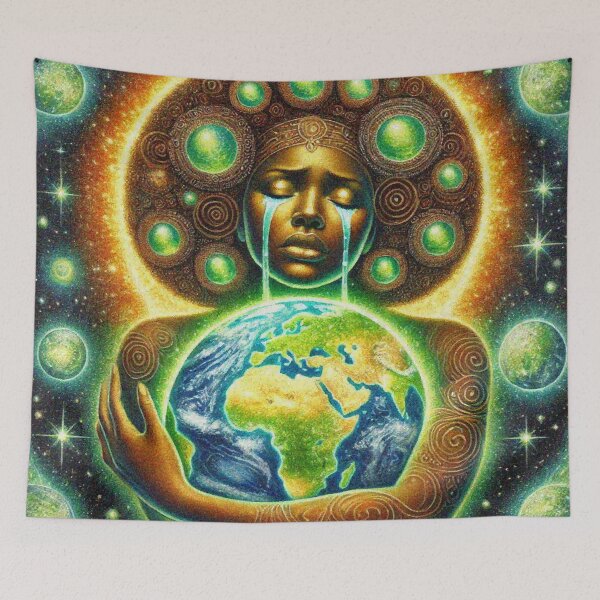 Item preview, Tears of Goddess Gaia Guardian of the Earth earth day designed and sold by Illuministique.