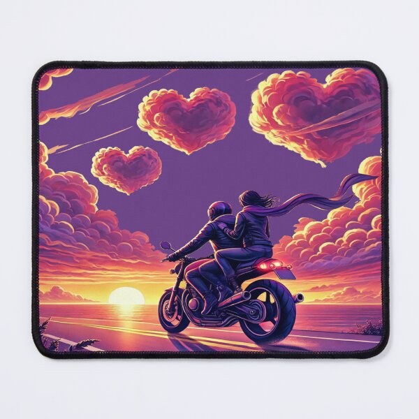 Item preview, LOVE COUPLE ON MOTORBIKE designed and sold by Rajasekar.