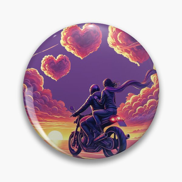 Item preview, LOVE COUPLE ON MOTORBIKE designed and sold by Rajasekar.