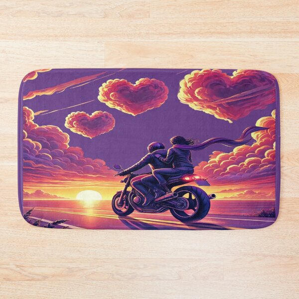 Item preview, LOVE COUPLE ON MOTORBIKE designed and sold by Rajasekar.