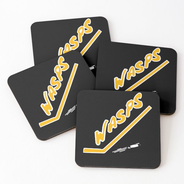 Item preview, D.u.r.h.a.m Wasps Retro Hockey Logo Classic designed and sold by RitzyStyle.