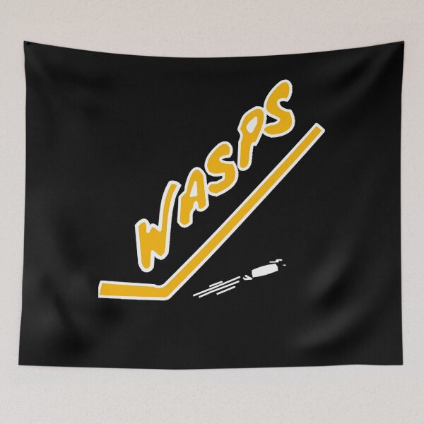 Item preview, D.u.r.h.a.m Wasps Retro Hockey Logo Classic designed and sold by RitzyStyle.