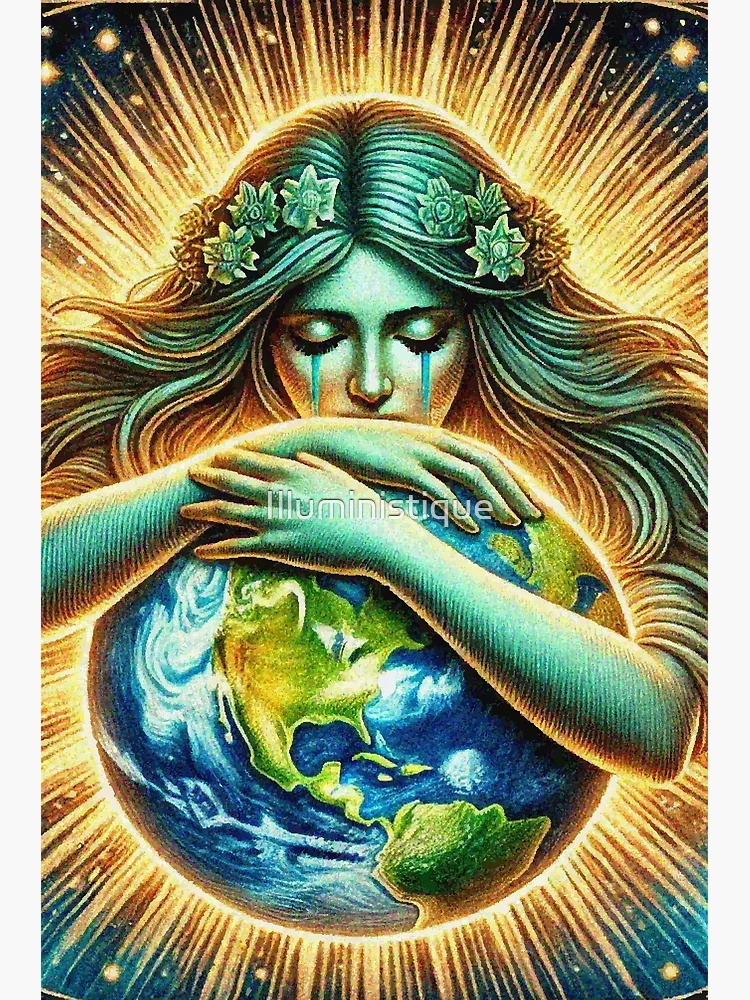 Tears of Goddess Gaia Guardian of the Earth earth day
