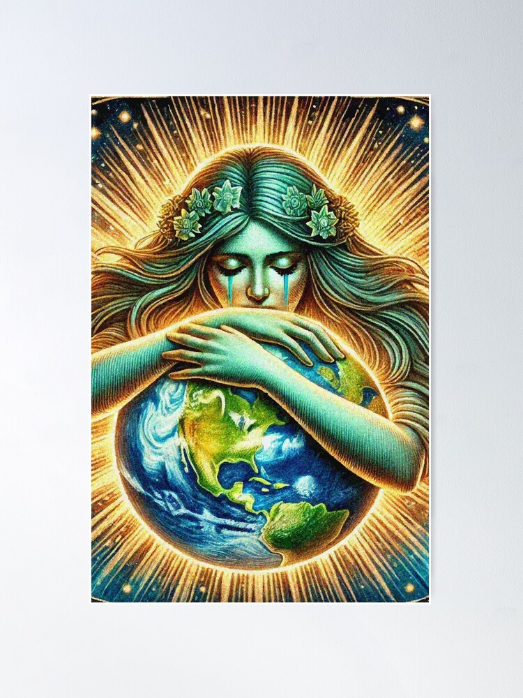 その他 TEARS OF GAIA STATEMENT EXTINGUSH Tears of Goddess Gaia Guardian of the Earth earth day
