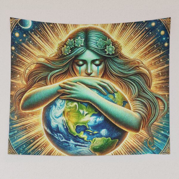 Item preview, Tears of Goddess Gaia Guardian of the Earth earth day designed and sold by Illuministique.