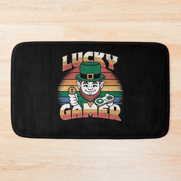 Item preview, Lucky Gamer St Patricks day retro shirt designed and sold by SpecialtiesShop.