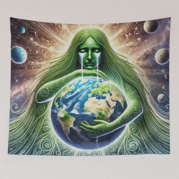 Item preview, Tears of Goddess Gaia Guardian of the Earth earth day designed and sold by Illuministique.